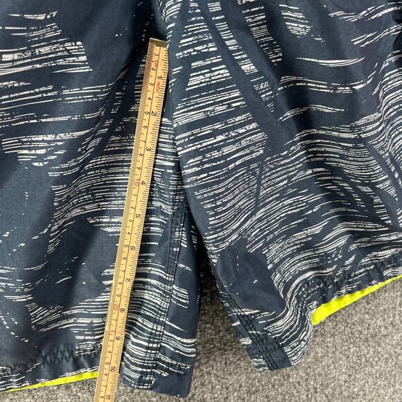 Speedo Swim Trunks Mens XL Blue Floral Hawaiian Print Comfort Drawstring - Picture 6 of 10